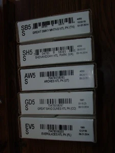 2014-S ATB QUARTERS SAN FRANCISCO MINT FIVE ROLL SET SB5,SH5,AW5,GD5 & EV5 - Picture 1 of 6