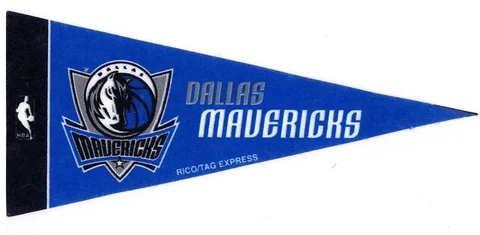 Dallas Mavericks Mini Pennants, 4" x 9" - Licensed by Rico Cover