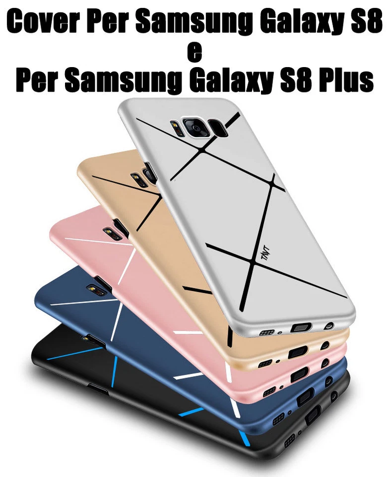 Cover custodia per Samsung Galaxy S8 e Per Samsung Galaxy S8 Plus rigido  - Immagine 1 di 4