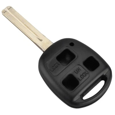 3 Buttons Remote Fob Uncut Blade For Lexus SC430 GX470 LX470 GS300 Replacement - Image 1 of 4