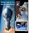 Timbres capsule Space Starliner Boeing ISS MNH 2022 Djibouti S/S
