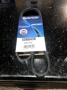 REAL Genuine NEW Dayco Serpentine Accessory Belt Gates 5060436 6PK1107 - Picture 1 of 2