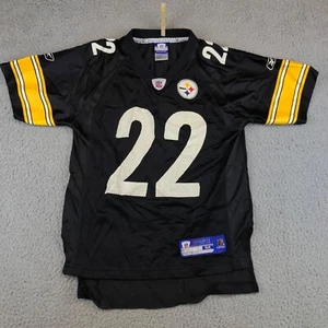 Pittsburgh Steelers Staley #22 Jersey Youth Medium 10-12 Black NFL Reebok - Picture 1 of 21