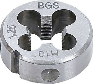 BGS 1900-M10X1.25-S Gewindeschneideisen | M10 x 1,25 x 25 mm