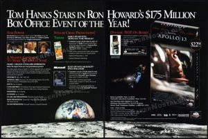 APOLLO 13__Orig. 1995 Trade print AD / promo__TOM HANKS__RON HOWARD__BILL PAXTON - Picture 1 of 3