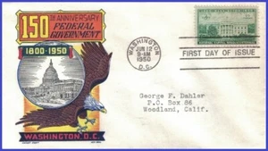 USA8 # 990 ADDR CACHET CRAFT 3 FDC Executive (White House) - Bild 1 von 1