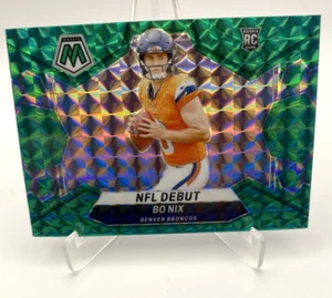 2024 Panini Mosaic Green NFL Debut Bo Nix Rookie RC #271 - Bild 1 von 2