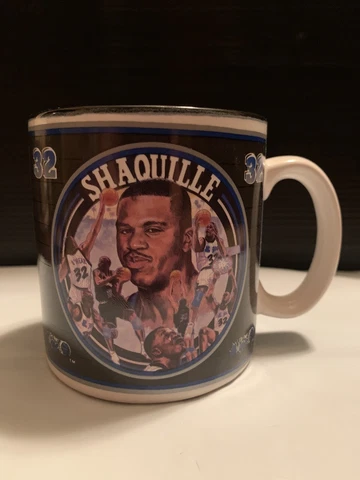 Vintage 1992 Shaq Shaquille O'Neal Orlando Magic Coffee Mug Cup Cover