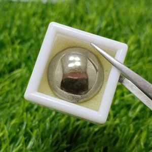 43 Carats Round Cabochon Shape Yellow Golden Color Natural Pyrite Gemstone - Picture 1 of 4