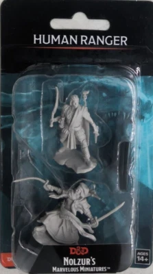 DUNGEONS & DRAGONS MARVELOUS MINIATURES ~ HUMAN MALE RANGER WITH SWORDS - Image 1 of 2