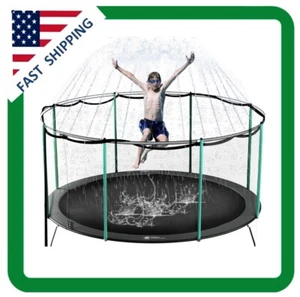 39’ Trampoline Mist Sprinkler Kids Summer Outdoor Water Cooling Nozzles Spray - Picture 1 of 8