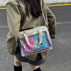 High School Shoulder Messenger Bag Transparent Japanese Kawaii Bag  Women