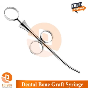 Seringue chirurgicale greffe osseuse 3,5 mm implant dentaire incurvé instruments de chirurgie buccale - Photo 1/3