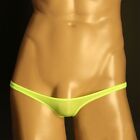 Seductive Men's Ice Silk Low Rise GString Thong Briefs for Bedroom Fun