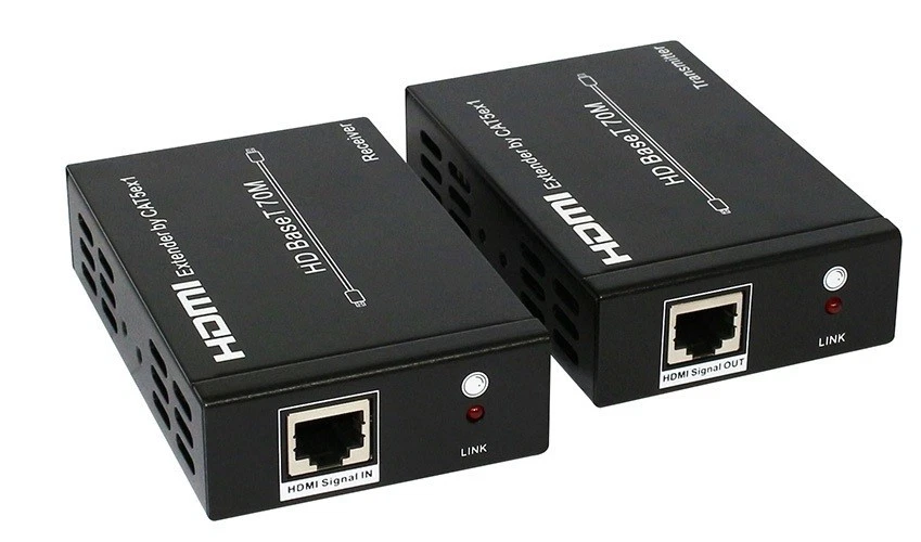Astrotek HDMI Extender over RJ45 CAT5 CAT6 LAN Ethernet Network Converter - Image 1 of 1