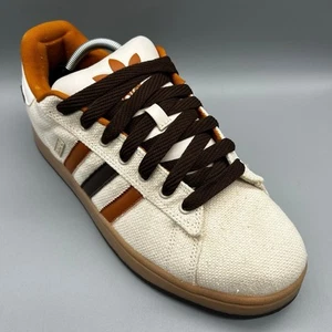 2008 Adidas Campus ST Hemp 045679 Cream Brown Mens Uk 9.5 Terraces Casuals - Picture 1 of 8