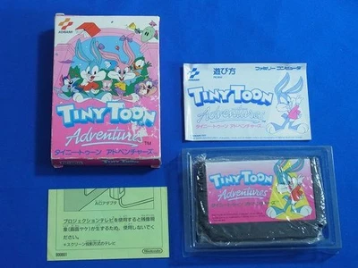 Tiny Toon Adventures W/box Instruction  Nintendo Famicom Cartridge FC  - Image 1 of 4