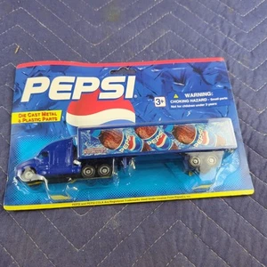 Vintage Pepsi Tractor Trailer Semi Truck by Golden Wheels Diecast 1990 - Picture 1 of 4
