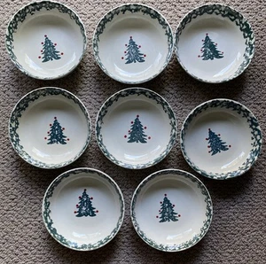 8 Folk Craft von Tienshan, Winter Wonderland Steinzeug Suppe/Müslischalen - 6,5" - Bild 1 von 1