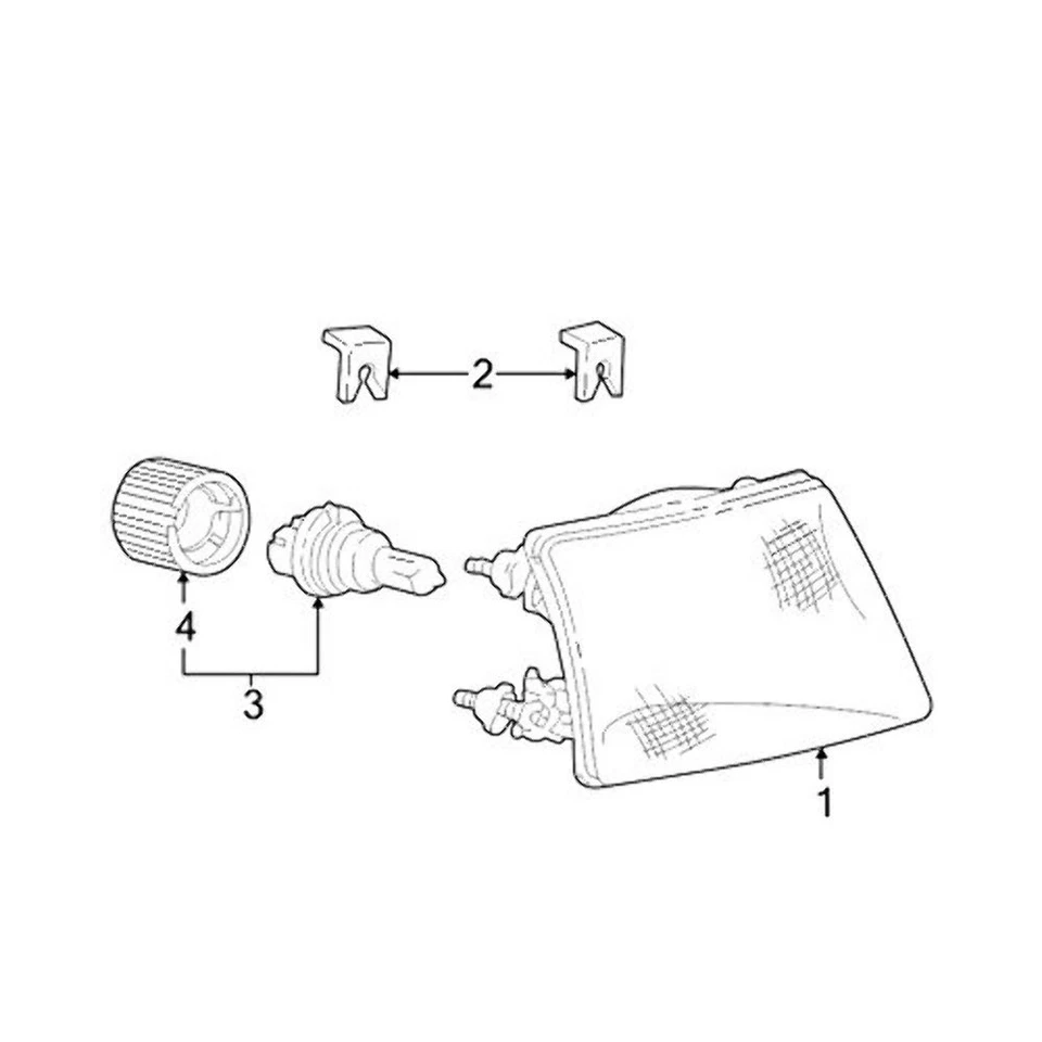 Nuevo Retenedor Original Ford - Ajuste de Faro E9DZ13N129A / E9DZ-13N129-A OEM Foto 1 de 4