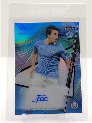 ERIC GARCIA 2020 TOPPS FINEST ROOKIE BLUE REFRACTOR RC AUTO /150 Q3686 - Image 1 of 2