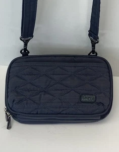 Lug Gray Roundabout Quilted Convertible Crossbody Belt Bag Wristlet Wallet - Picture 1 of 8