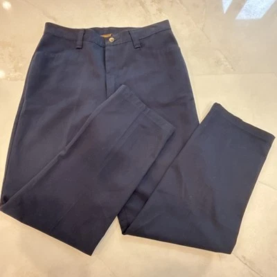 Pantalones para mujer Aura by Wrangler azul marino talla 8x30 pierna recta algodón Foto 1 de 4