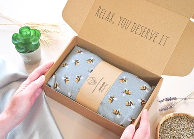 Large Microwave Wheat Bag for Neck | Reusable Heat Pack | Unscented/Lavender - Image 1 of 3