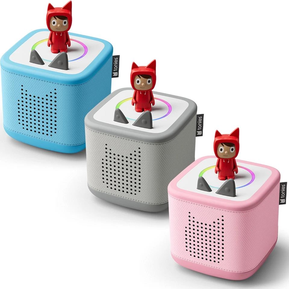 Toniebox 2 Starterset inkl. Kreativ Tonie tonies® Rosa Grau Blau