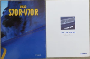 Volvo S70 R V70 R Prospekt Brochure von 1998, 10 Seiten - Bild 1 von 4