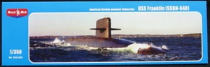 MikroMir Modelle 1/350 U.S.S. BENJAMIN FRANKLIN (SSBN-640) AMERIKANISCHES NUKLEAR-U-BOOT - Bild 1 von 3