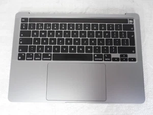 Apple MacBook Pro A2338 M2 8162 Palmrest UK Grey trackpad battery c108 99% GrdB - Picture 1 of 10