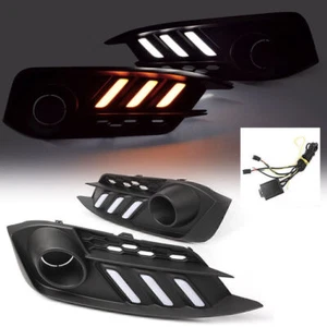 2x DRL LED Nebelscheinwerfer Tagfahrlicht mit Blinker für Honda Civic 2016-2020 - Bild 1 von 10