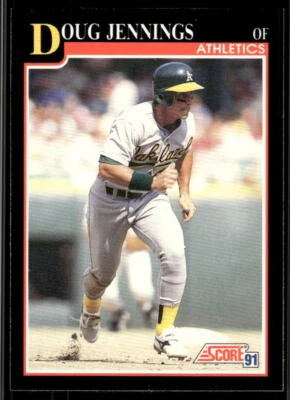 1991 Score #819 Doug Jennings - Image 1 of 2