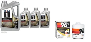 Mobil1 0w20 EP/HM Adv Full Syn Motor Oil - 8 Quarts w/K&N HP-1002 Oil Filter - Picture 1 of 1