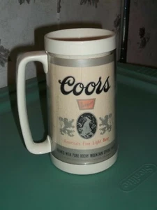 TAZA DE PLÁSTICO VINTAGE COORS THERMO SERV - Imagen 1 de 1