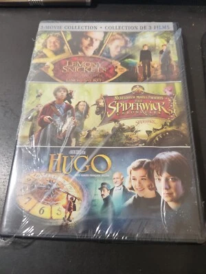 Lemony Snicket's/Spiderwick Chronicles/Hugo 3-Movie Collection DVD New Canadian - Image 1 of 2