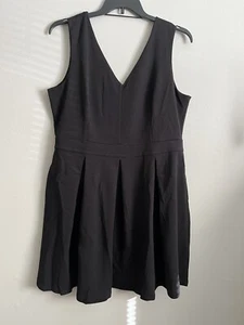 Sopran Damen Übergröße 3X Kleid schwarz ärmellos zur Arbeit getragen - Bild 1 von 4