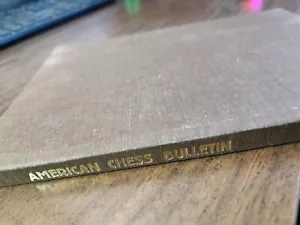 American Chess Bulletin Volume# 47 ( 1950 ) news games reprint  hardcover - Picture 1 of 4