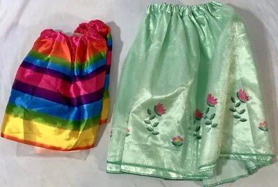 Niños Niñas Disfraz Tutú Faldas Hadas Vestir Juego de Rol Malla y Arco Iris 4-5T Foto 1 de 4