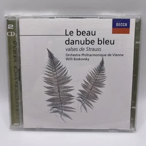 Willi Boskovsky -Strauss 2 cd album - Le Beau Danube Bleu - Valses De Strauss - Picture 1 of 6