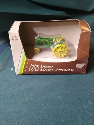 ERTL John Deere 1934 Model "A" Tractor 5598 Die Cast 1/43 Scale NIB See Pics - Image 1 of 4