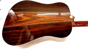 Seville S160 Acoustic Guitar, NICE Vintage Exotic Figured Rosewood, MIK + Case - Picture 1 of 12
