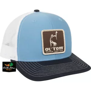 DRAKE WATERFOWL OL' TOM TURKEY MESH BACK SNAP BACK PATCH LOGO BALL CAP HAT - Picture 1 of 5