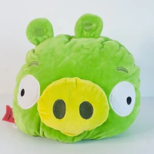 Almohada de peluche de cerdo verde Angry Birds 10" Rovio - Imagen 1 de 8