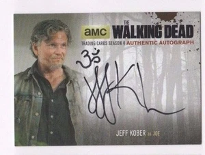 Walking Dead season 4 pt. 2 autograph card Jeff Kober JK2 Ohm Symbol sketch - Picture 1 of 1