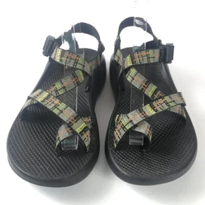 Chaco Sandals Men Shoes Workwear Black Green Outdoor Sport Hiking Sandals 8 - Picture 1 of 7
