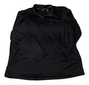 Spyder Sweatshirt Herren Größe XL schwarz Viertelreißverschluss Pullover Pullover Fleece ProW - Bild 1 von 5