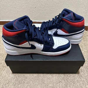 Size 10.5 - Air Jordan 1 SE Mid Olympic - Picture 1 of 11