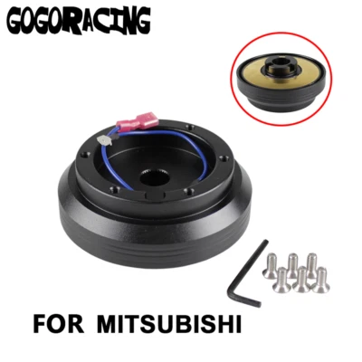 Steering Wheel Short Hub Adapter For Mitsubishi Eclipse Lancer Galant Impreza Foto 1 de 4